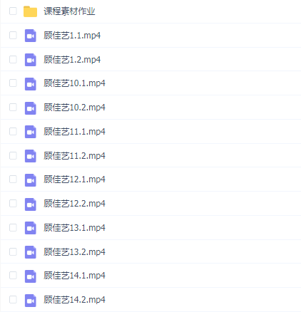 顾佳艺2019第七期基础班
