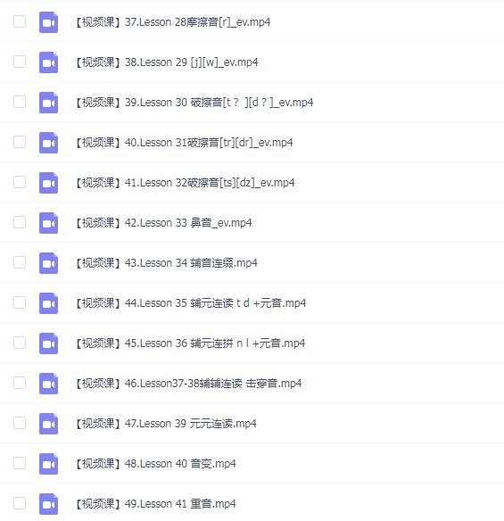 叶老师英语 国际音标拼读(40课时)